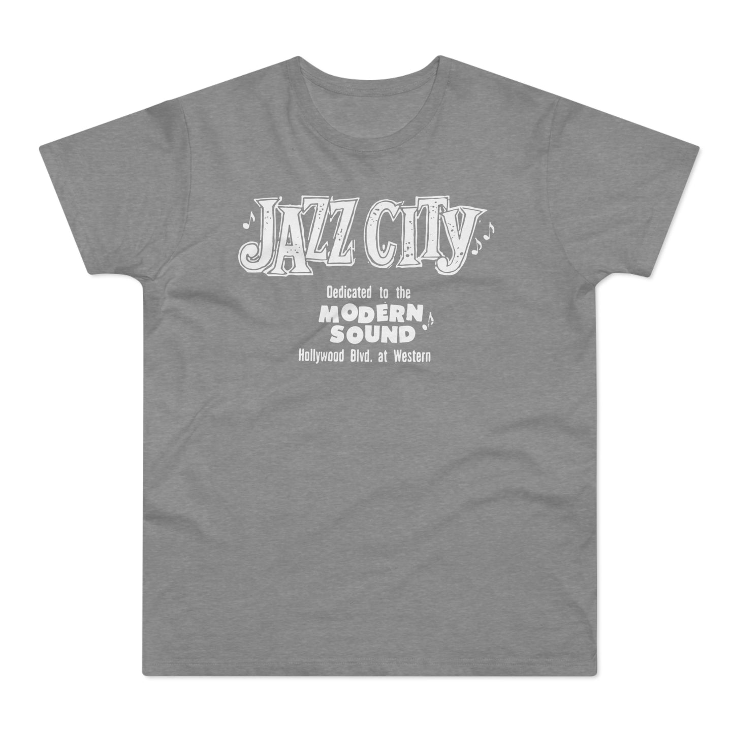 Jazz City T Shirt (Standaard Gewicht) LA Jazz Club