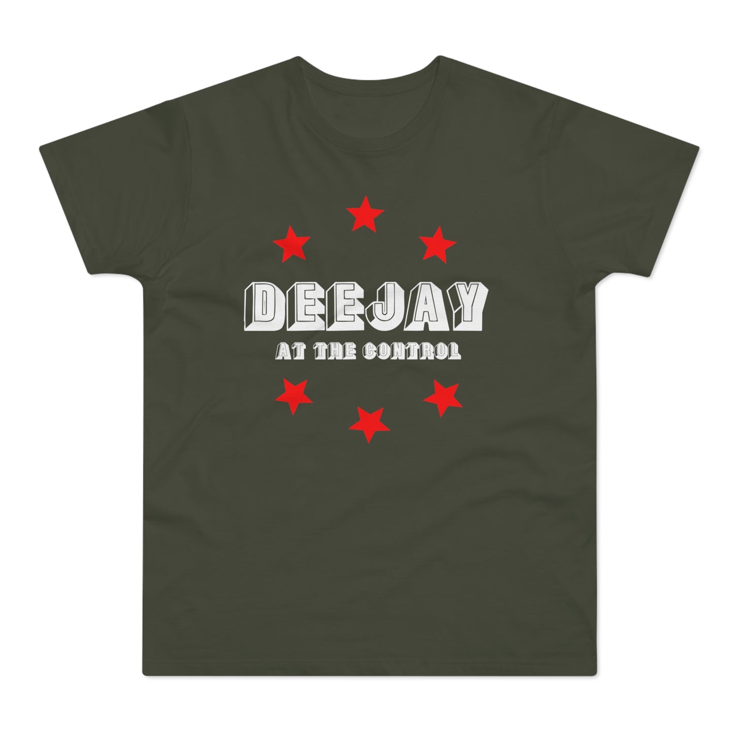 Deejay At The Control T Shirt (Standaard Gewicht)
