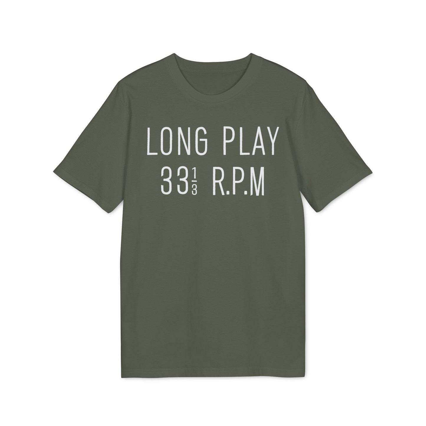 Long Play 33 1/3 RPM T Shirt (Premium Biologisch)