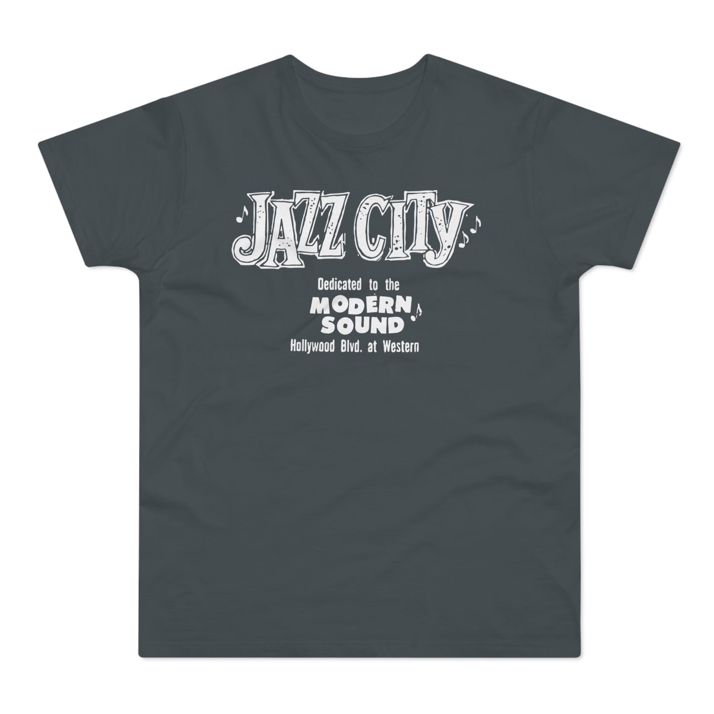 Jazz City T Shirt (Standaard Gewicht) LA Jazz Club