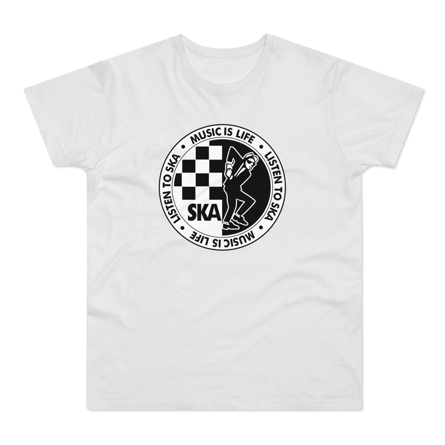 Music Is Life T Shirt (Standaard Gewicht)