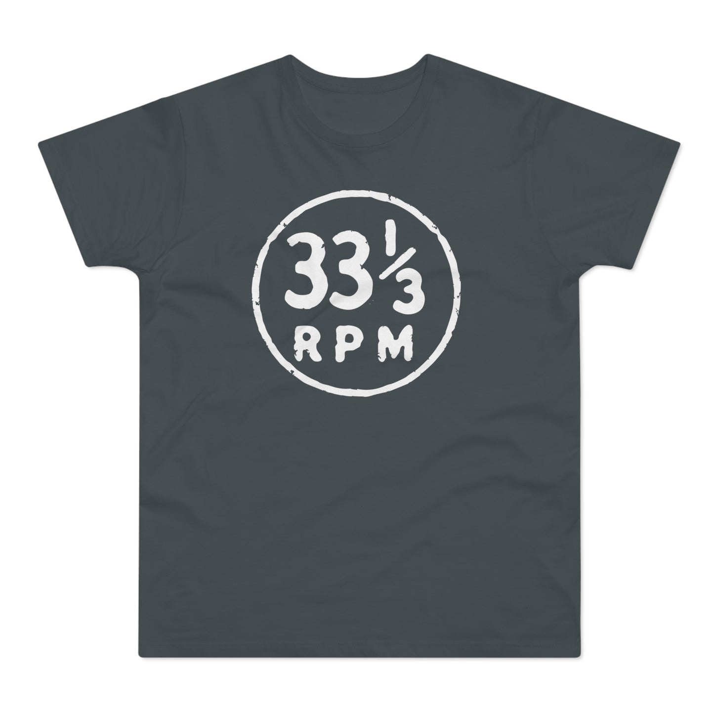 33 1/3 RPM T Shirt (Standaard Gewicht)