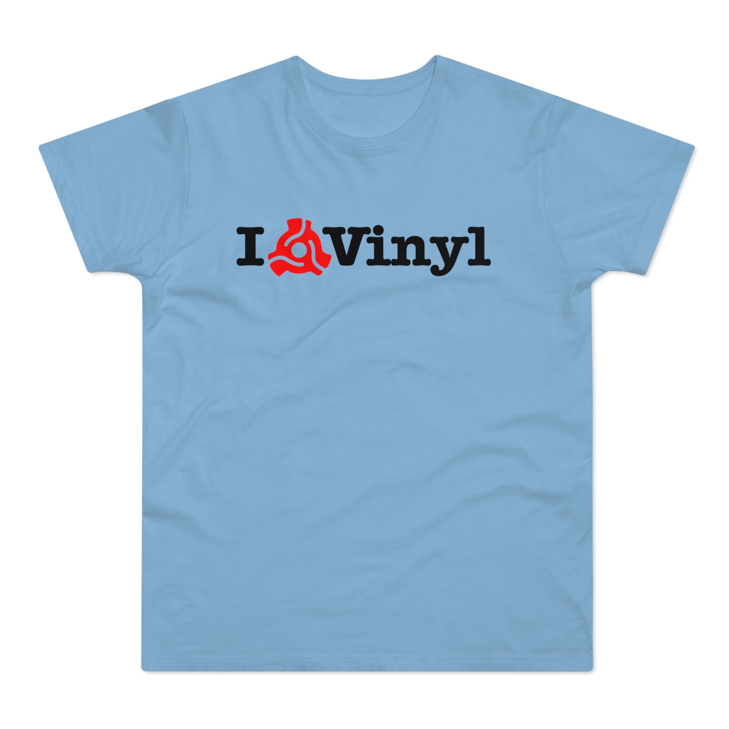 I Love Vinyl T Shirt (Standaard Gewicht)