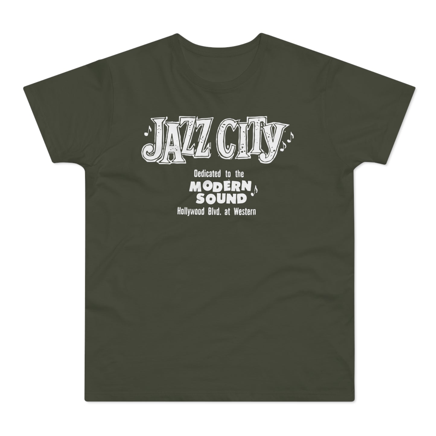 Jazz City T Shirt (Standaard Gewicht) LA Jazz Club