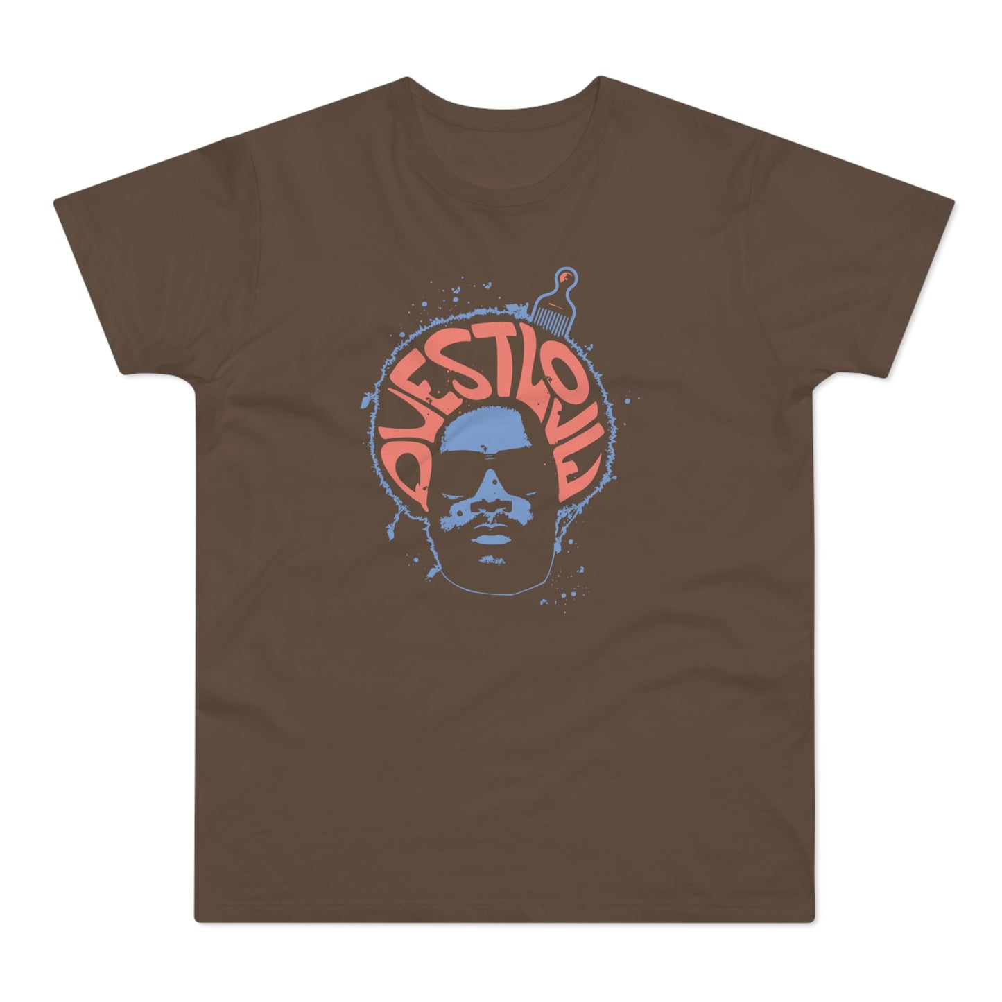 Questlove Afro T Shirt (Standaard Gewicht)