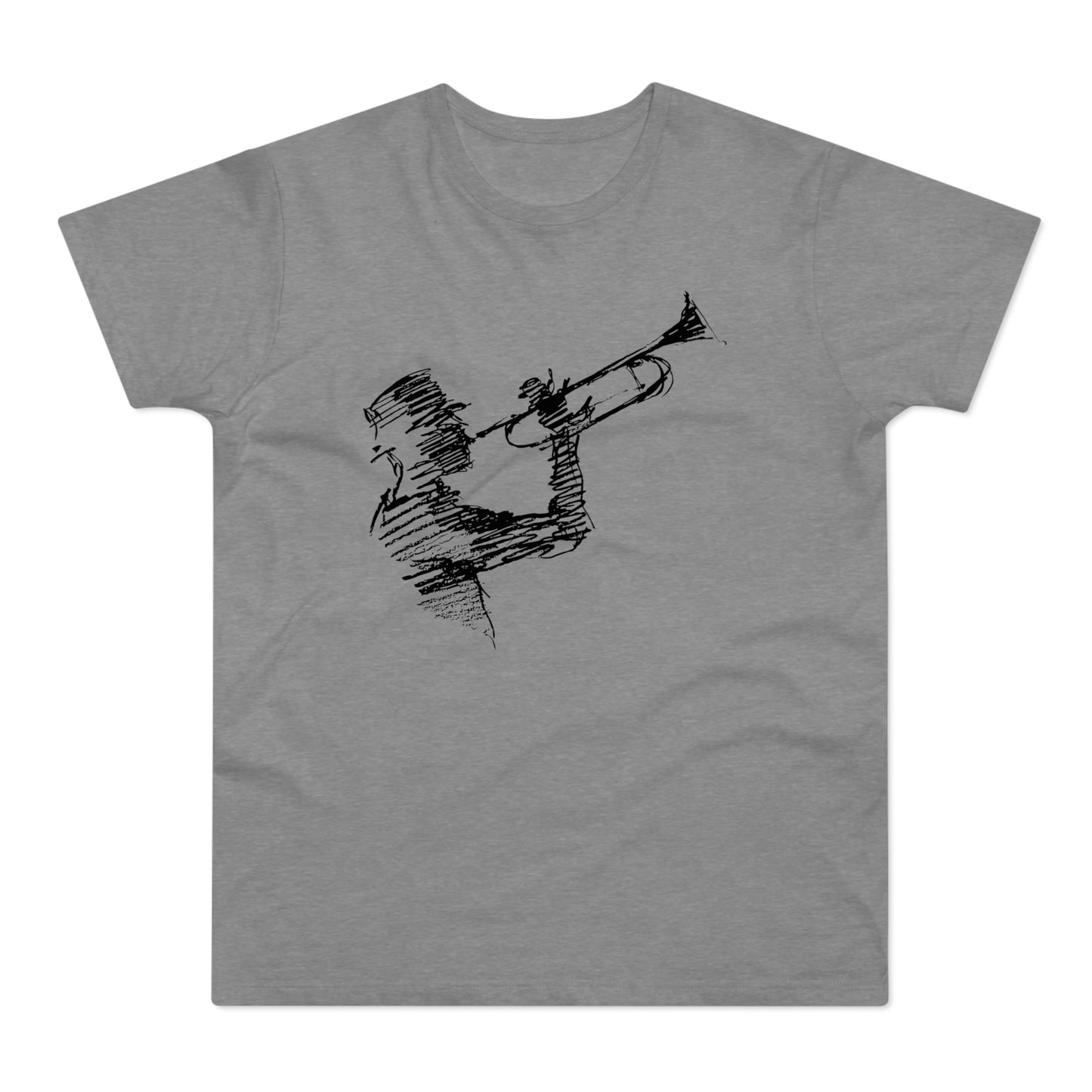 Trumpet Guy T Shirt (Standaard Gewicht)