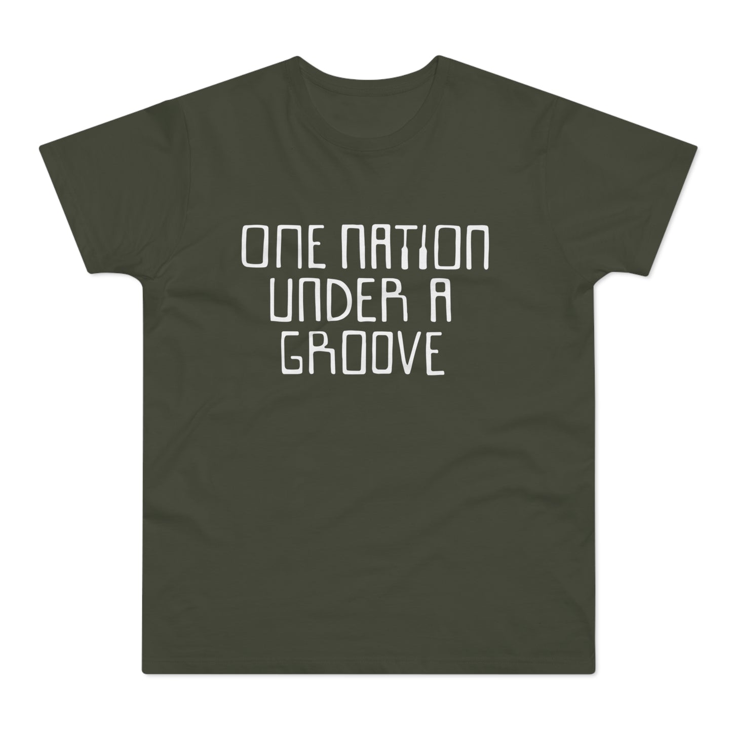 One Nation Under A Groove T Shirt (Standaard Gewicht)