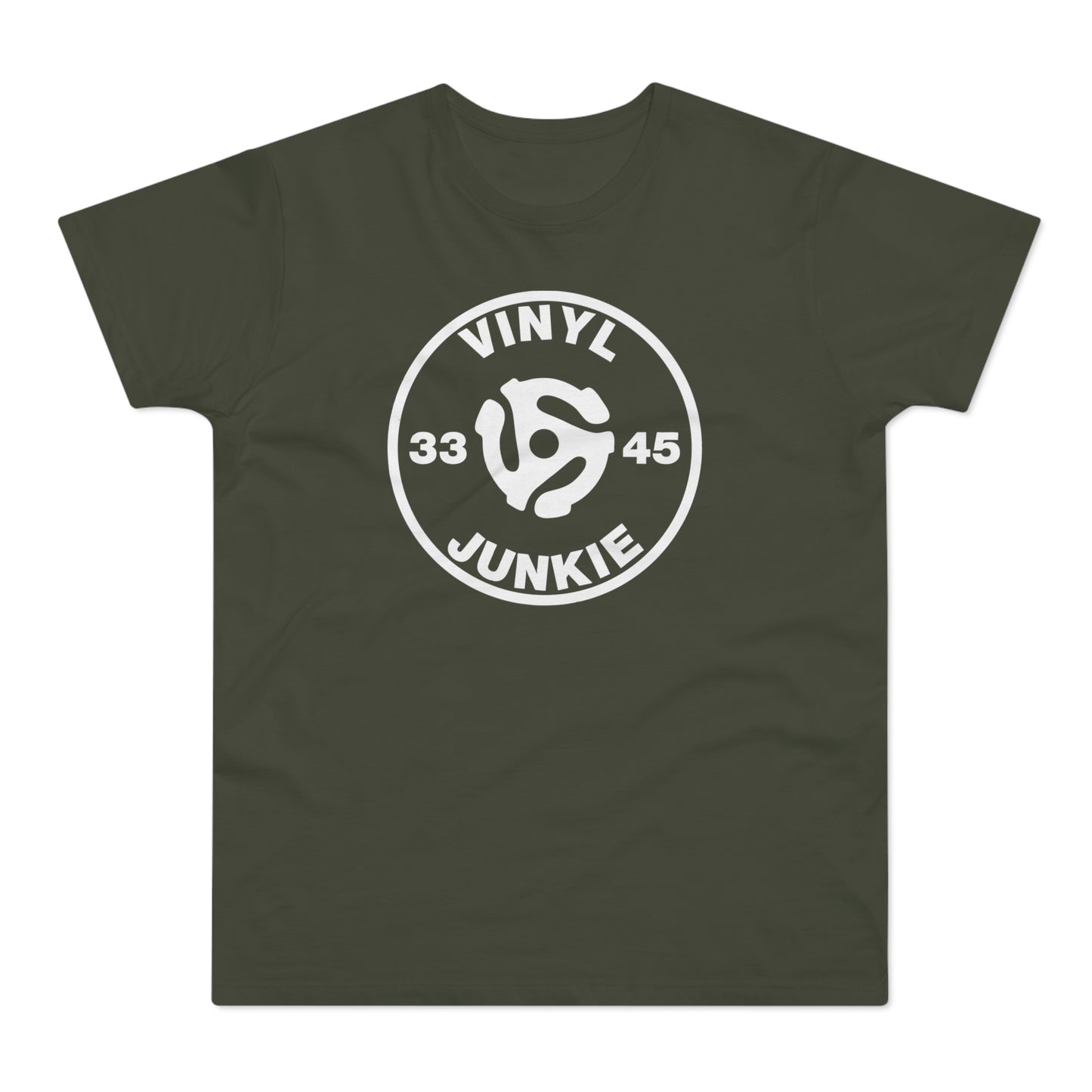 Vinyl Junky T Shirt (Standaard Gewicht)