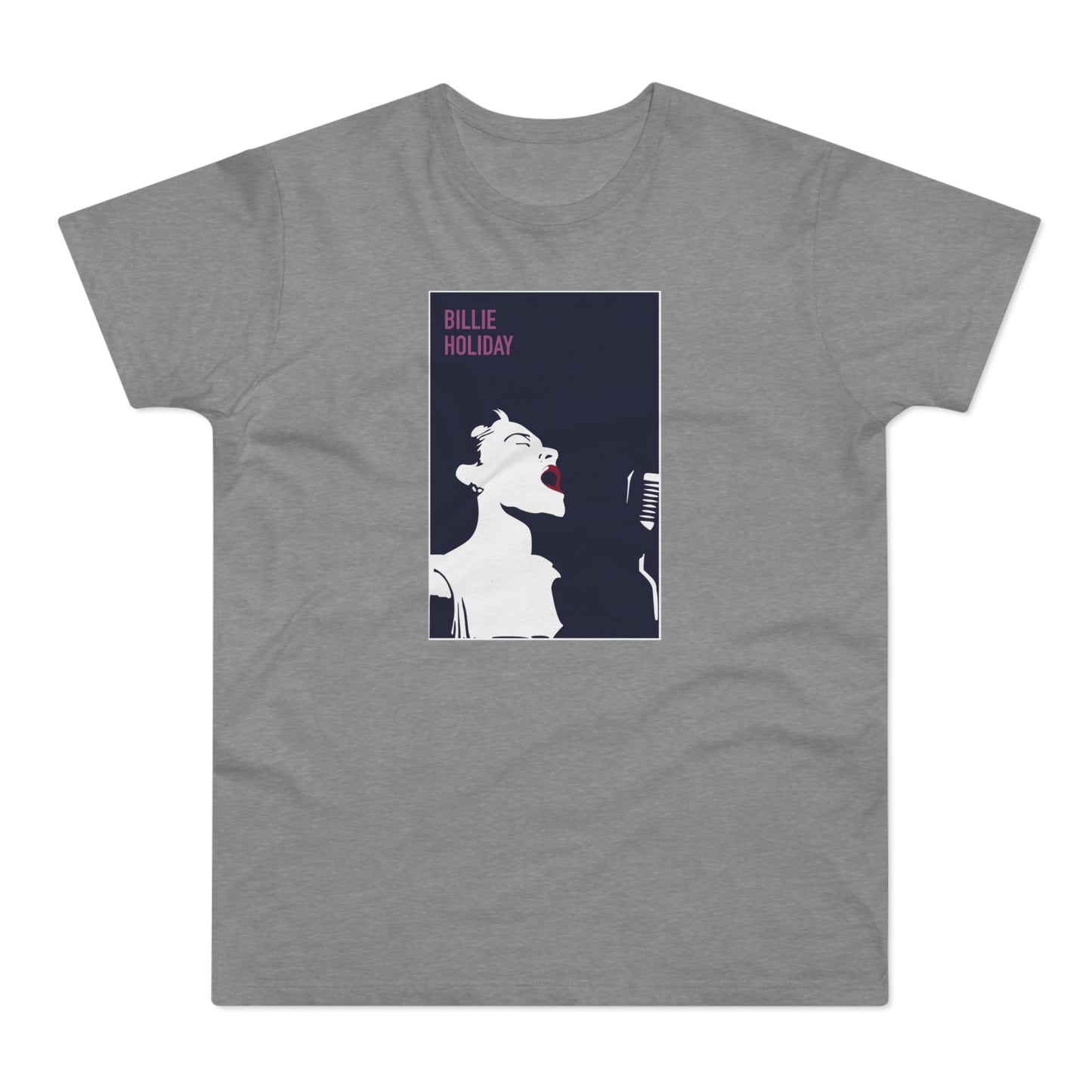 Billie Holiday T Shirt (Standaard Gewicht)