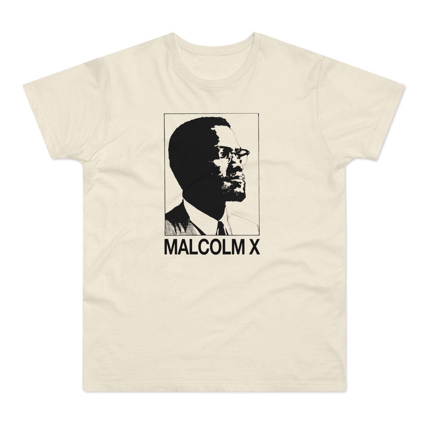 Malcolm X T Shirt (Standaard Gewicht)