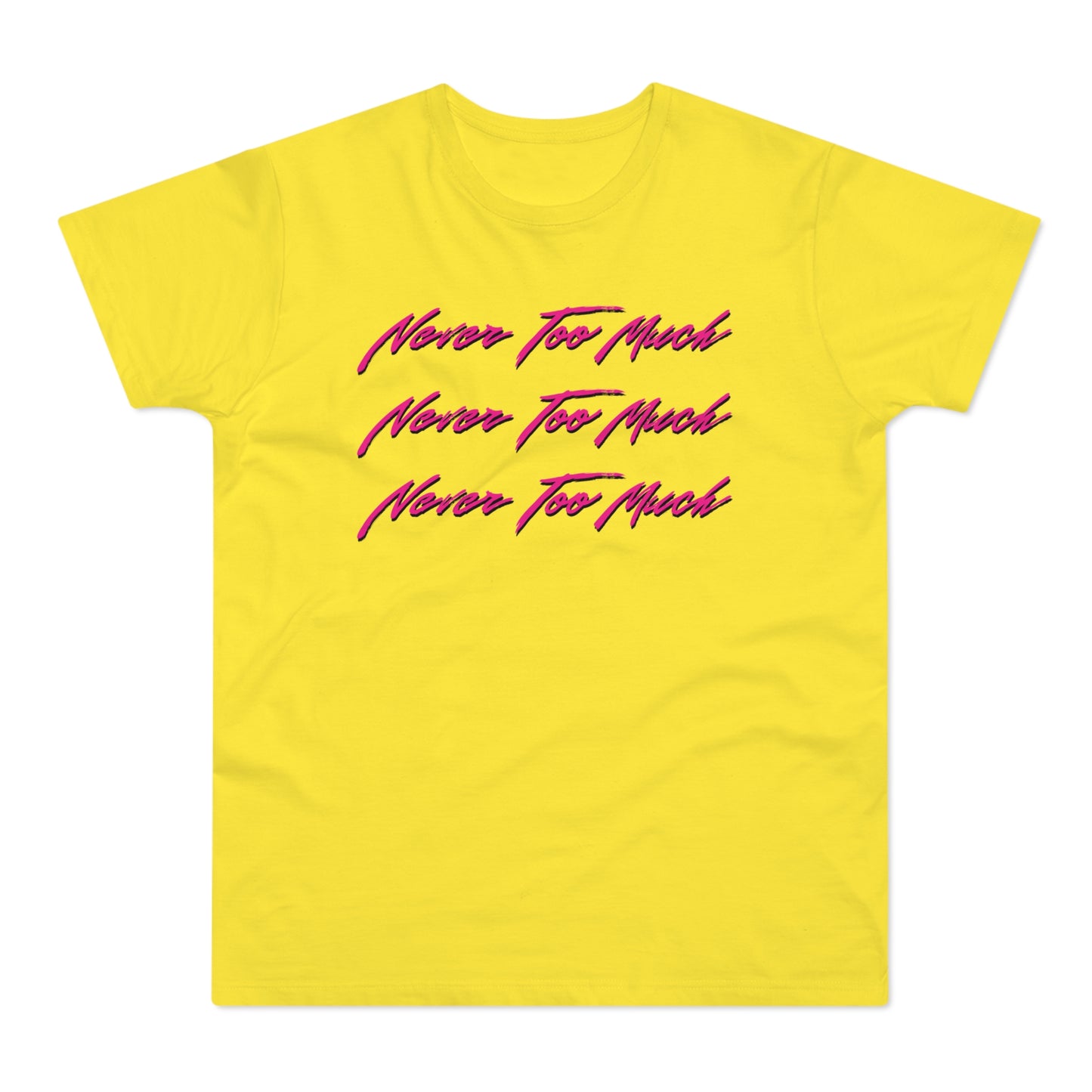 Never Too Much Luther Vandross T Shirt (Standaard Gewicht)