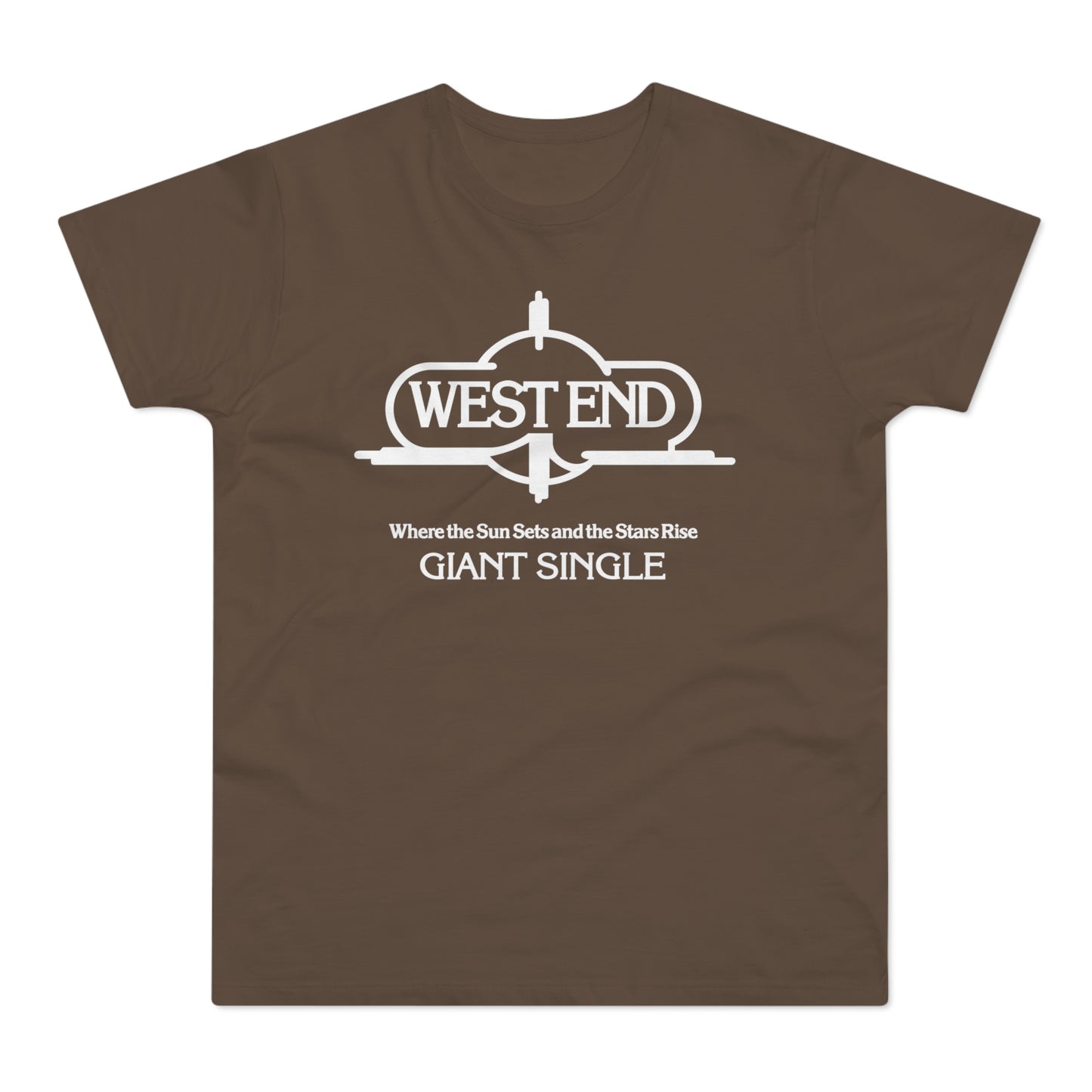 West End Records "Where The Sun Sets" T Shirt (Standaard Gewicht)