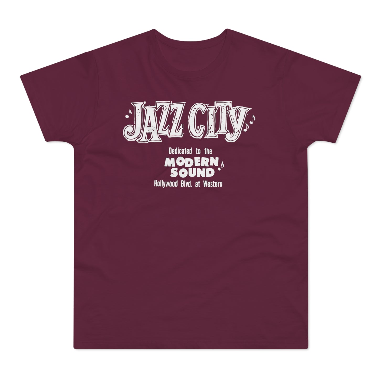 Jazz City T Shirt (Standaard Gewicht) LA Jazz Club