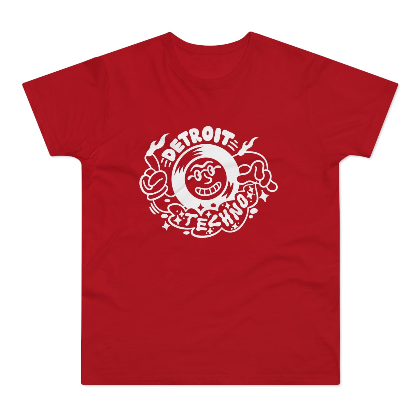 Detroit Techno 2 T Shirt (Standaard Gewicht)
