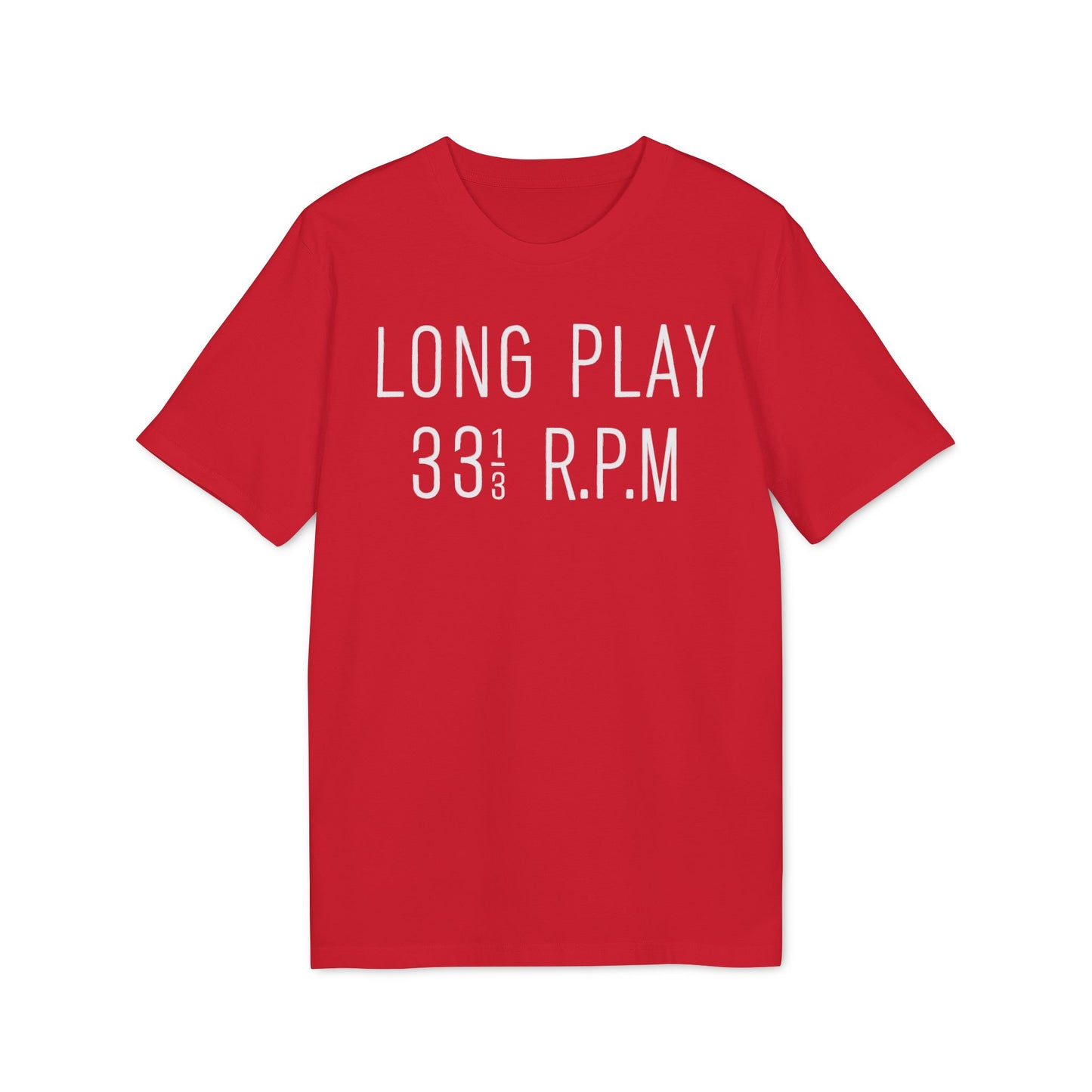 Long Play 33 1/3 RPM T Shirt (Premium Biologisch)