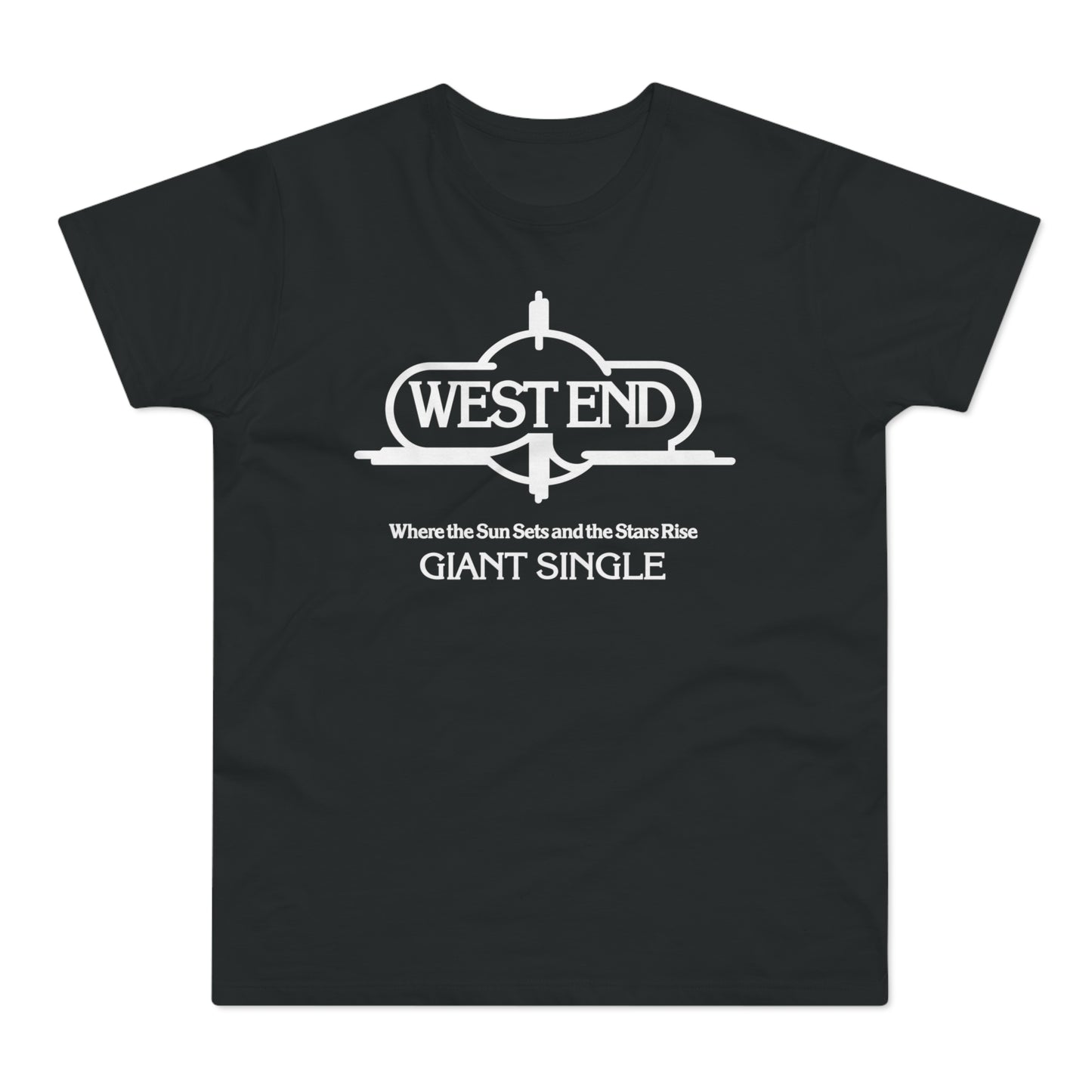 West End Records "Where The Sun Sets" T Shirt (Standaard Gewicht)