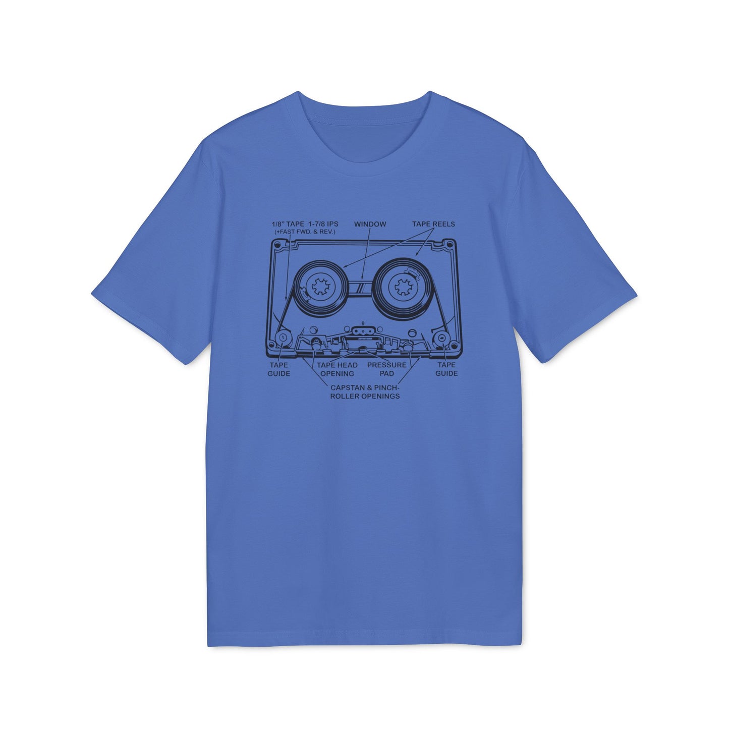 How It Works: Cassette Tape T Shirt (Premium Biologisch)
