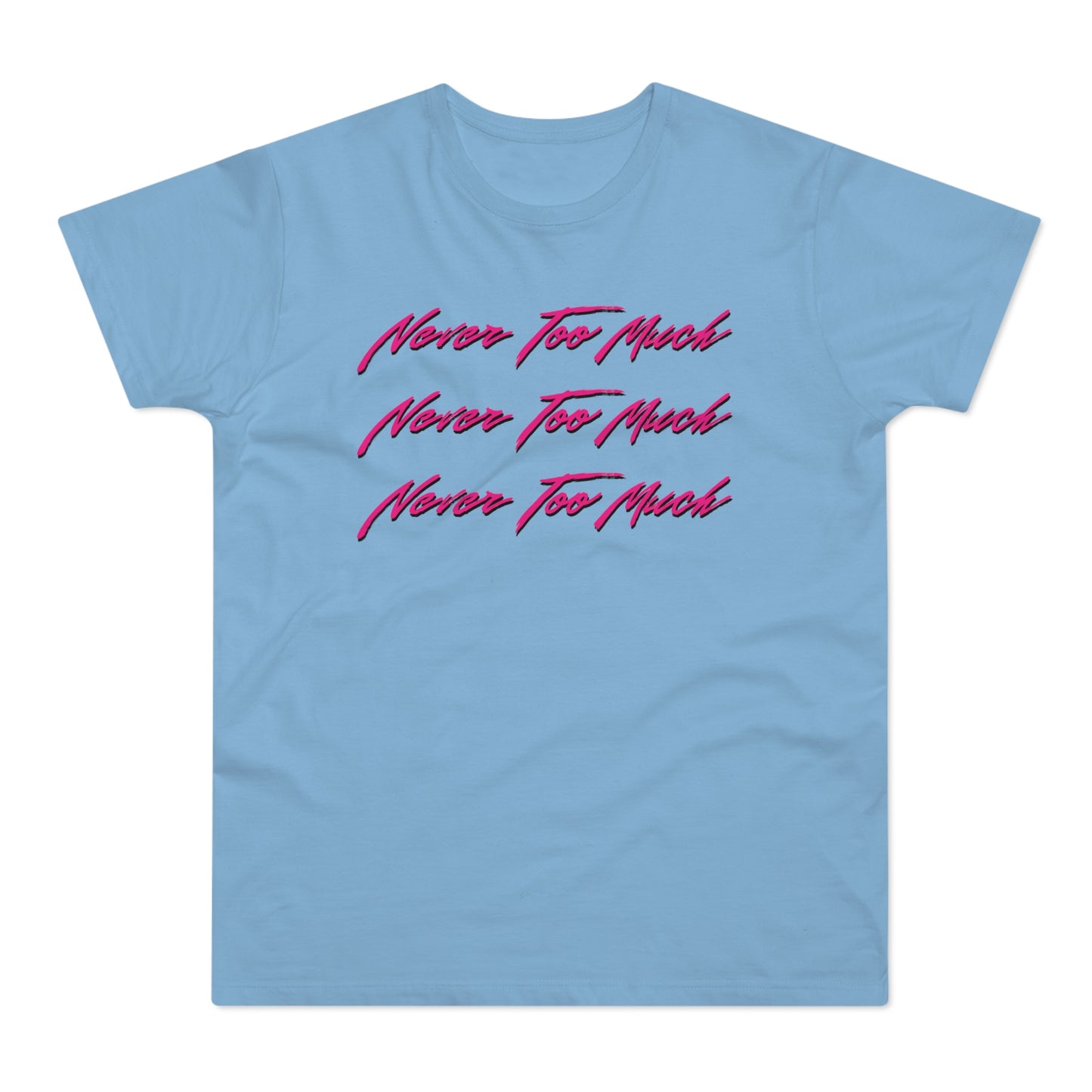 Never Too Much Luther Vandross T Shirt (Standaard Gewicht)