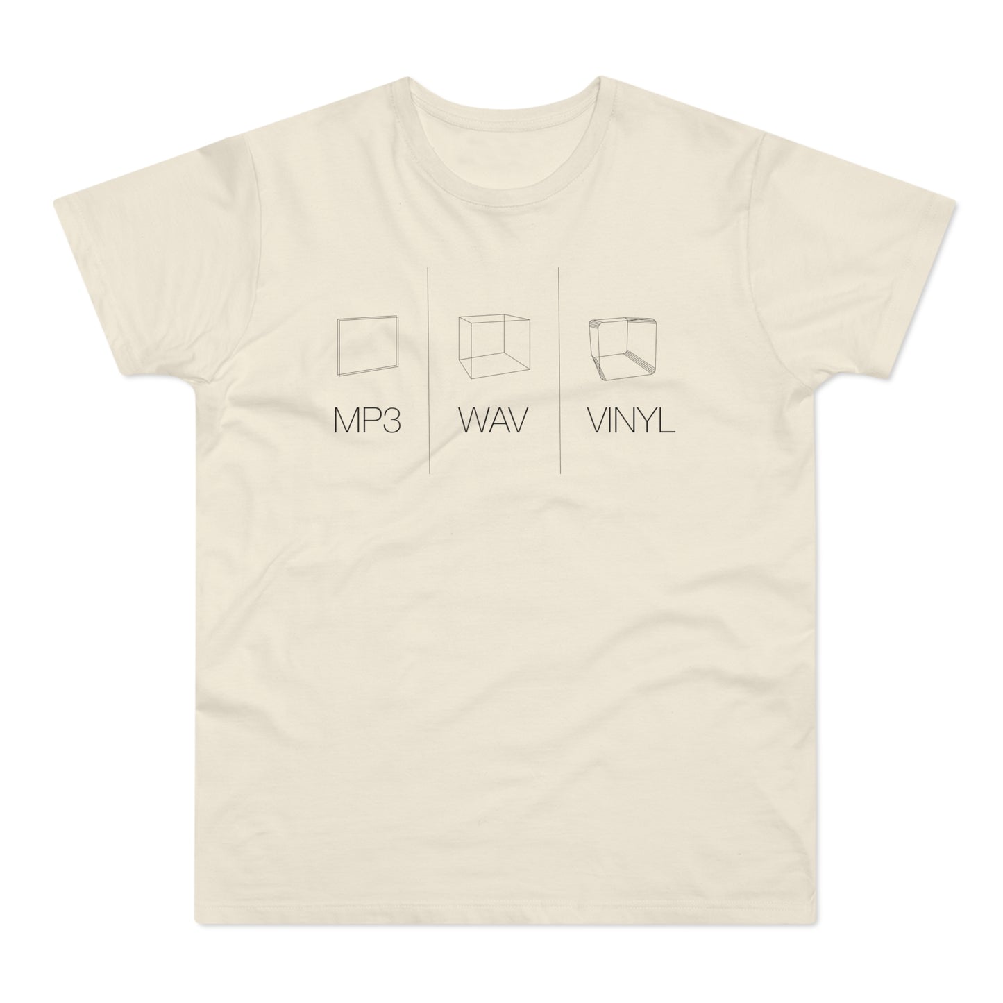 MP3 | WAV | Vinyl T Shirt (L) - BLACK FRIDAY - NOG SLECHTS 1 STUK - 40 % KORTING