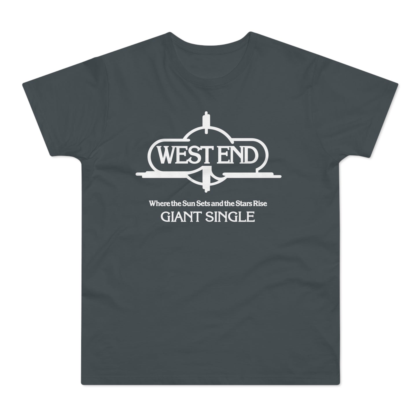 West End Records "Where The Sun Sets" T Shirt (Standaard Gewicht)