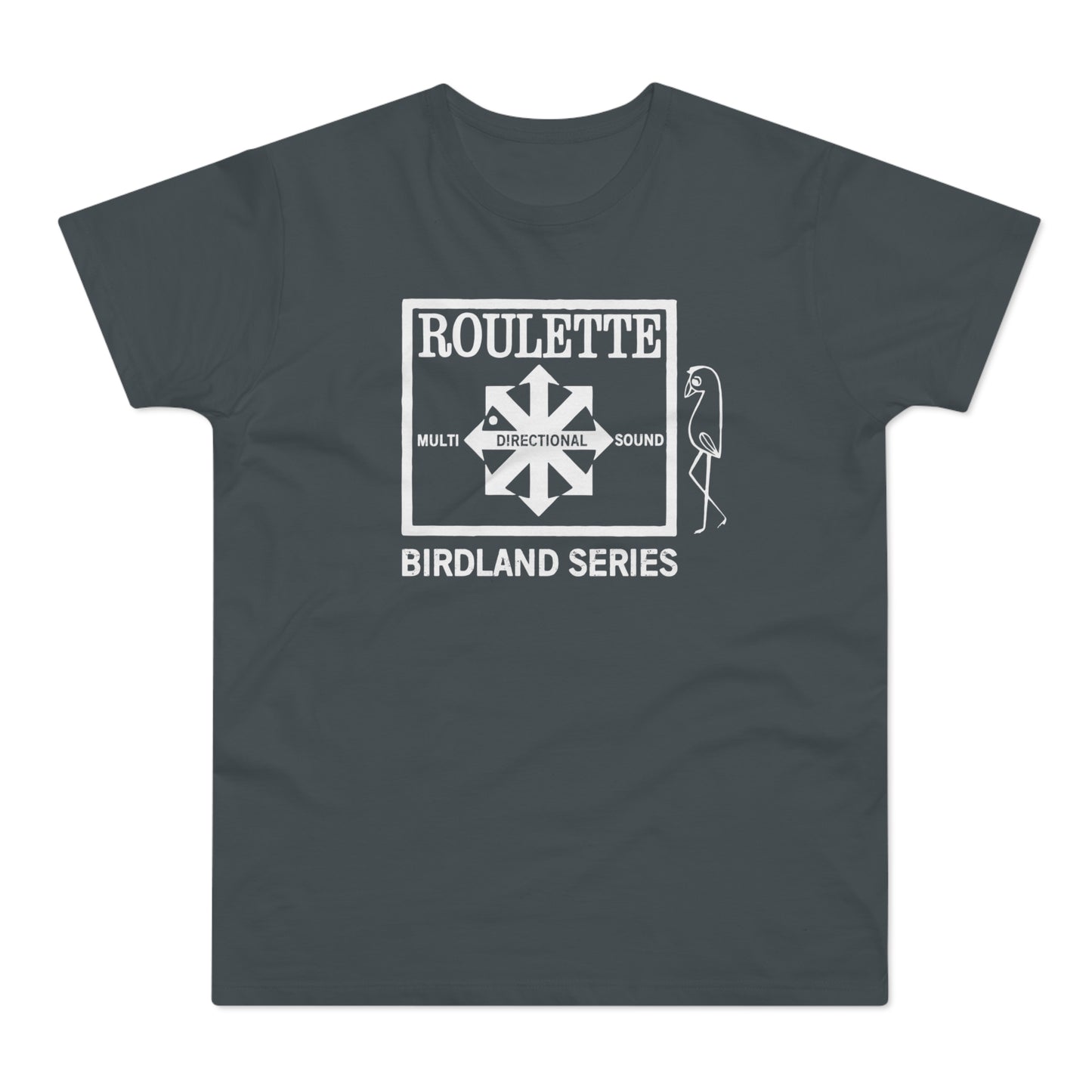 Roulette Records Birdland Series T Shirt (Standaard Gewicht)