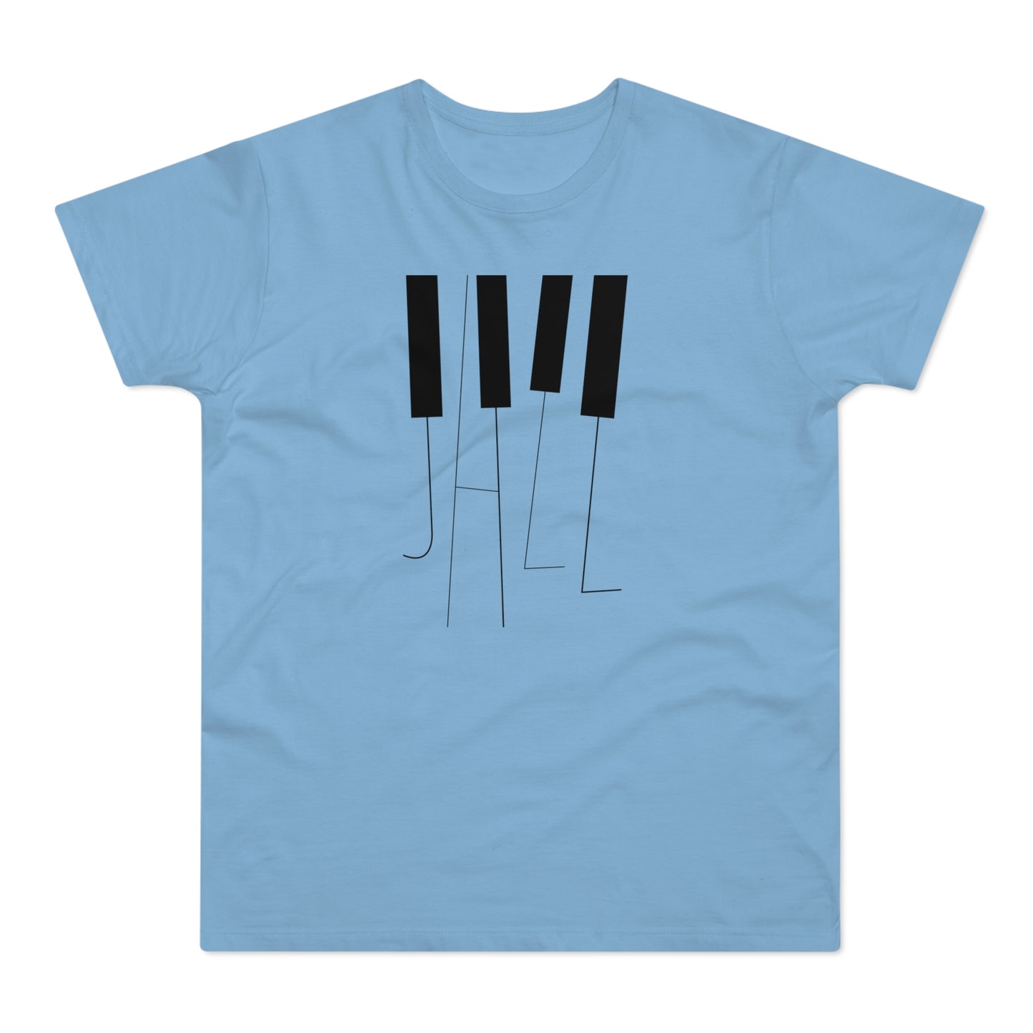 Jazz Keys T Shirt (Standaard Gewicht)