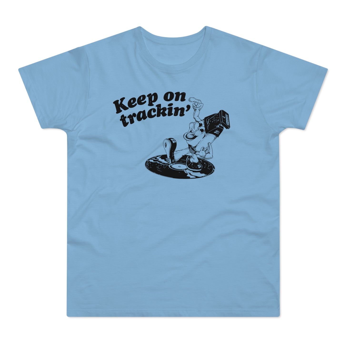 Keep On Tracking T Shirt (Standaard Gewicht)