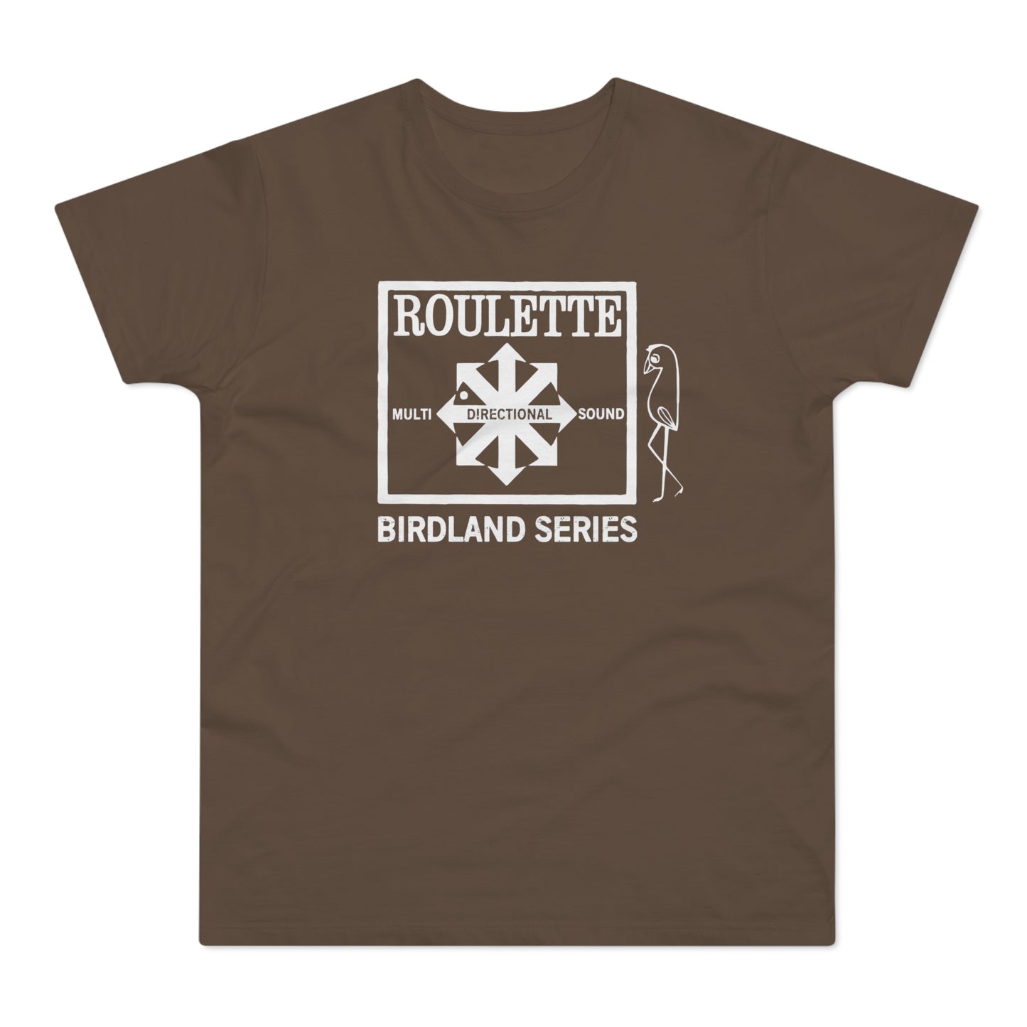 Roulette Records Birdland Series T Shirt (Standaard Gewicht)