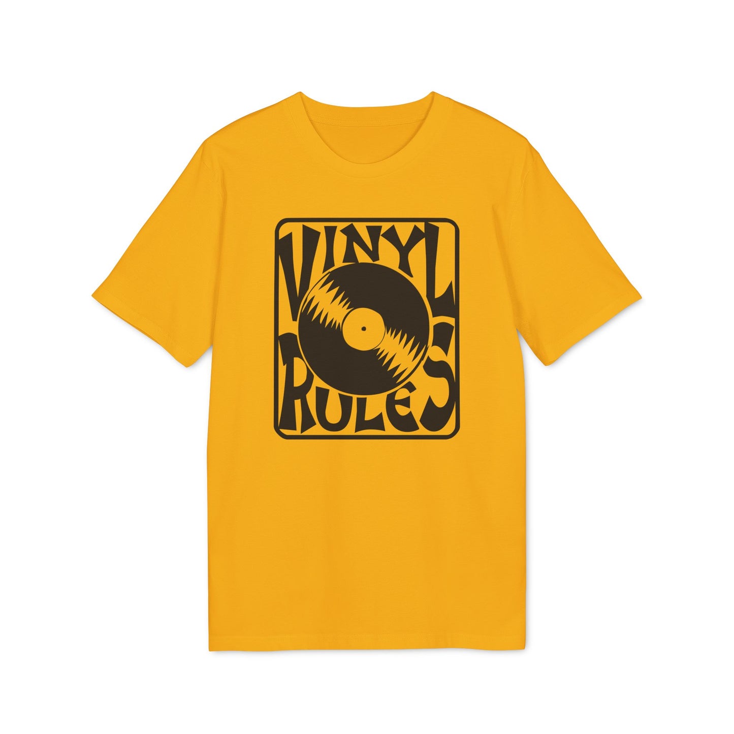 Vinyl Rules T Shirt (Premium Biologisch)