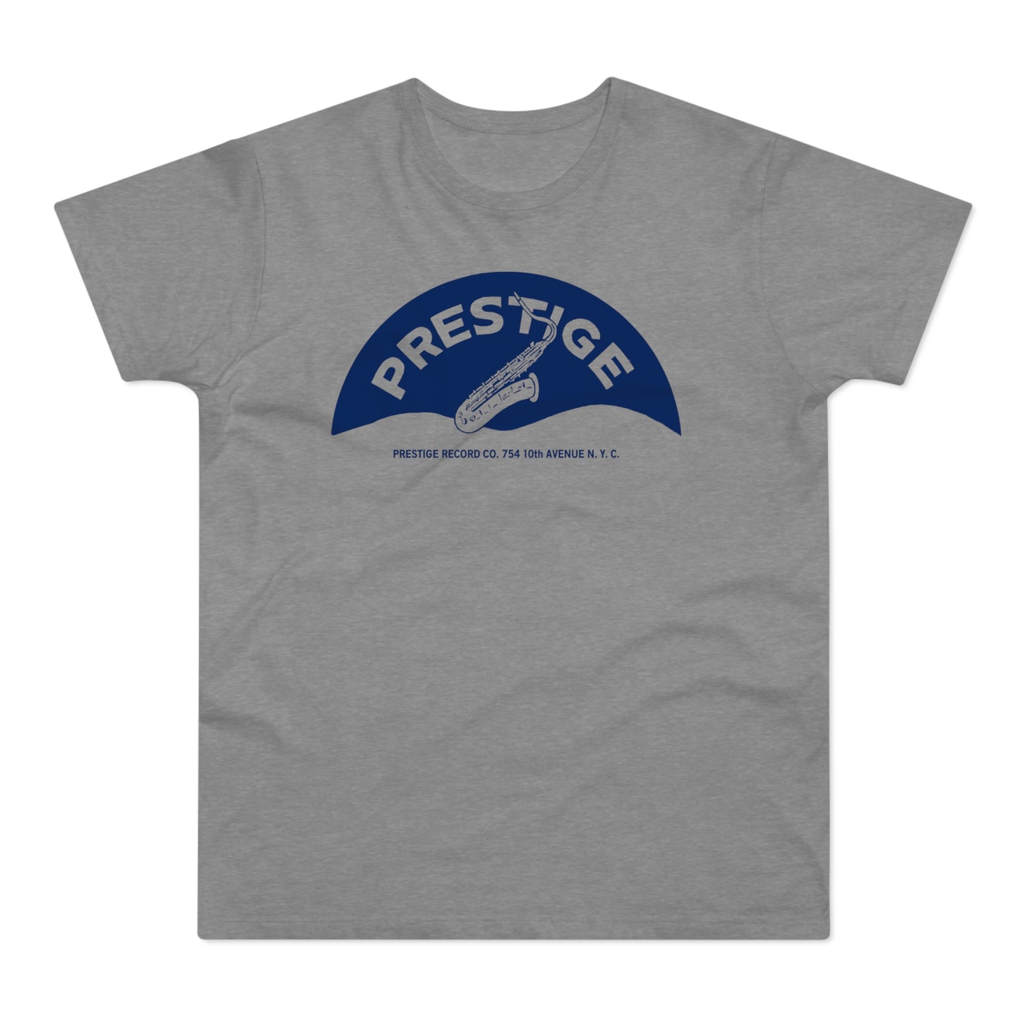 Prestige Records T Shirt (Standaard Gewicht) Saxophone Design