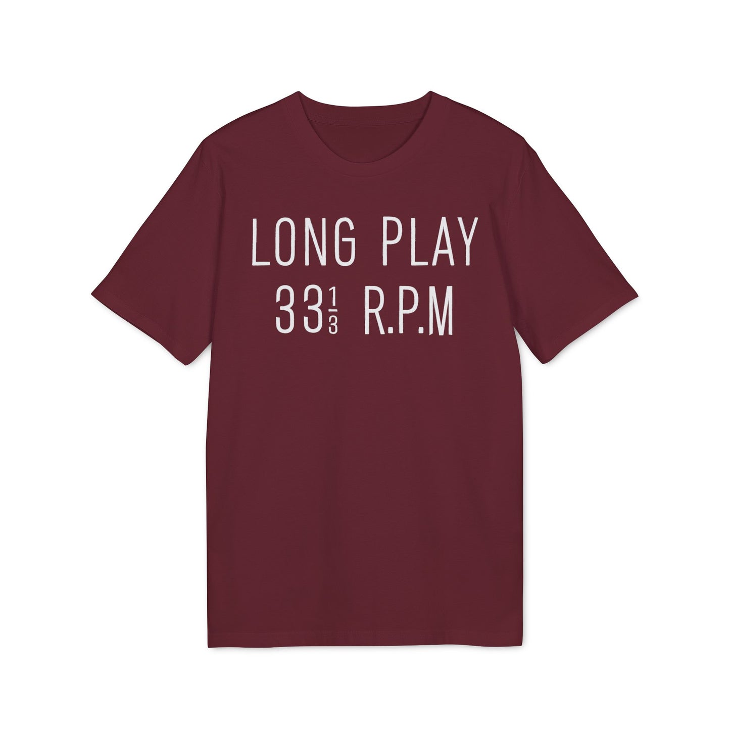 Long Play 33 1/3 RPM T Shirt (Premium Biologisch)