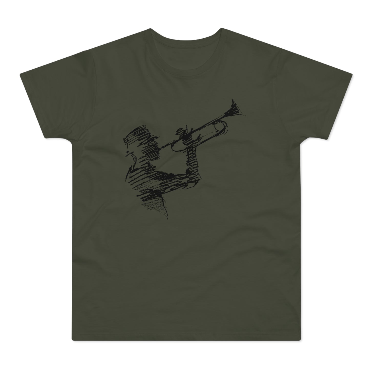 Trumpet Guy T Shirt (Standaard Gewicht)