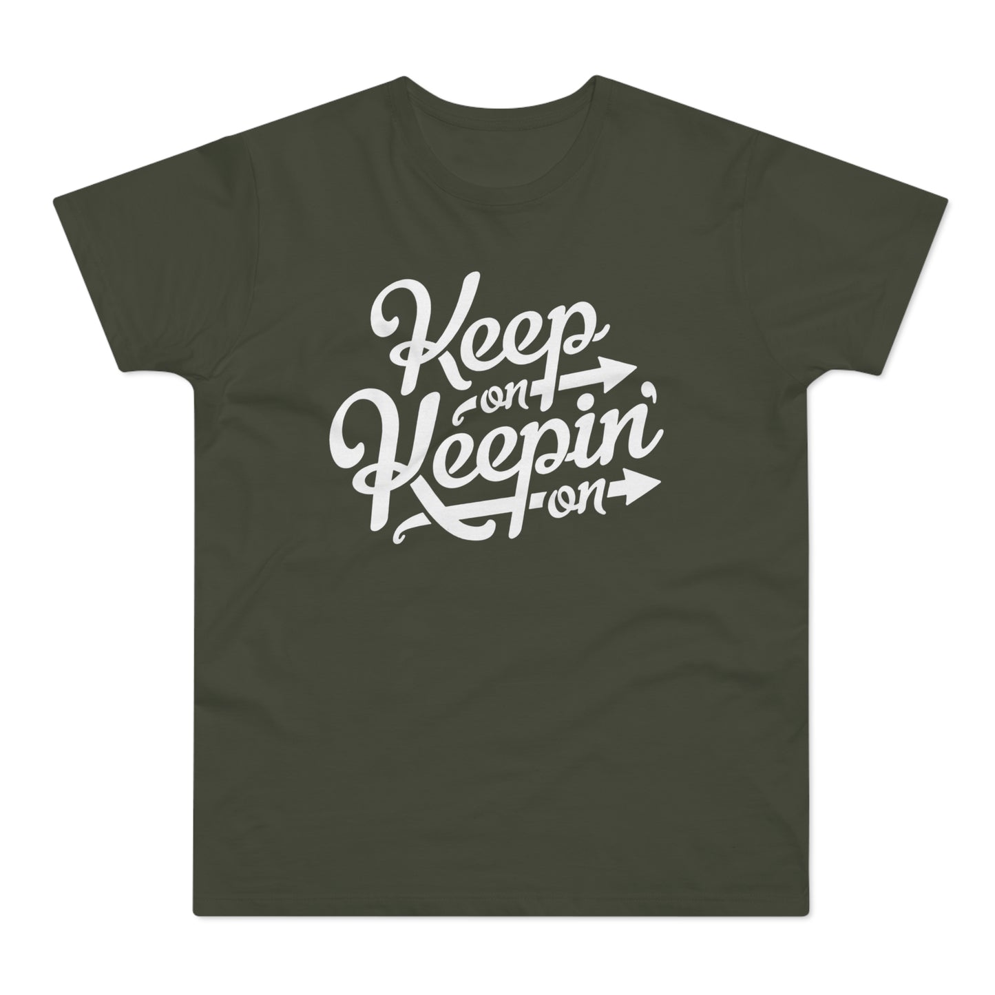Keep On Keepin' On T Shirt (Standaard Gewicht)