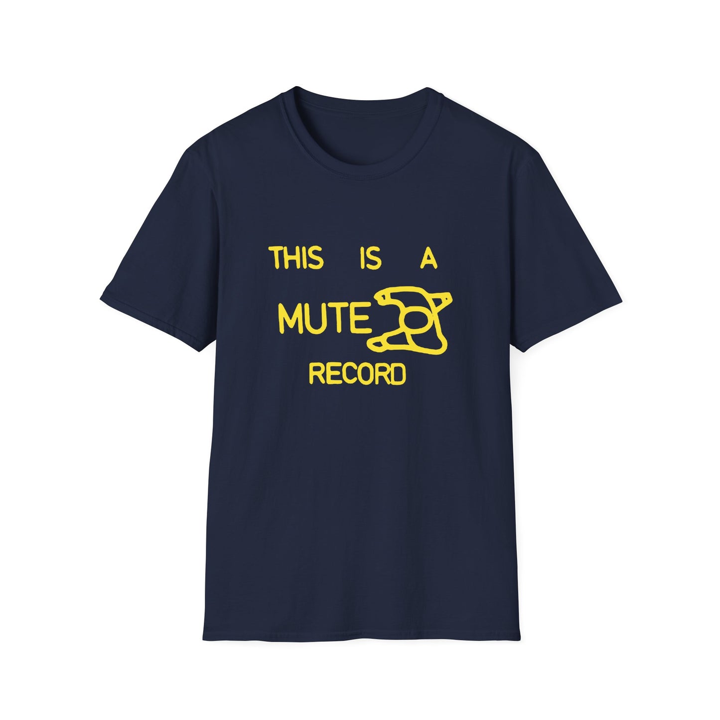 This Is A Mute Record T Shirt (XL) - BLACK FRIDAY - NOG SLECHTS 1 STUK – 50% KORTING