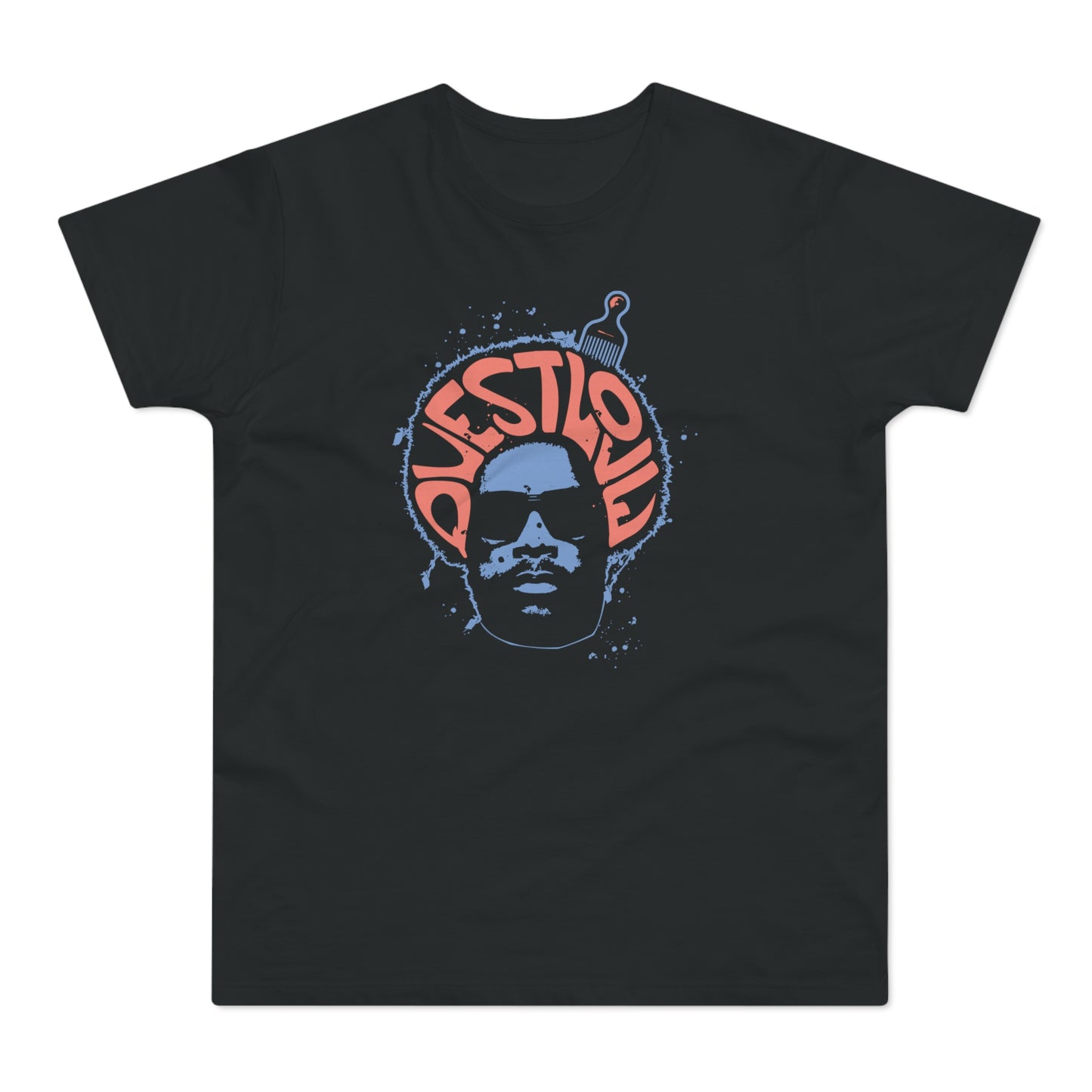 Questlove Afro T Shirt (Standaard Gewicht)
