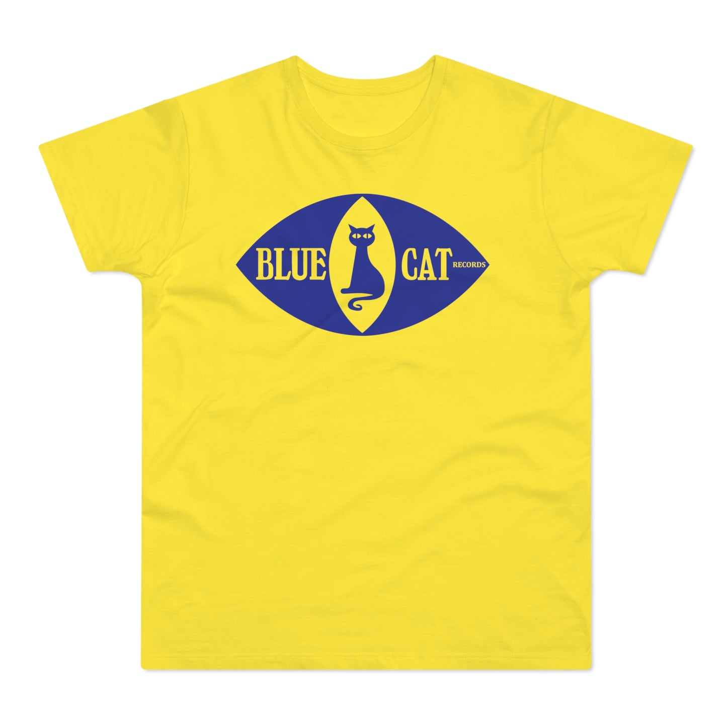 Blue Cat Records Eye T Shirt (Standaard Gewicht)