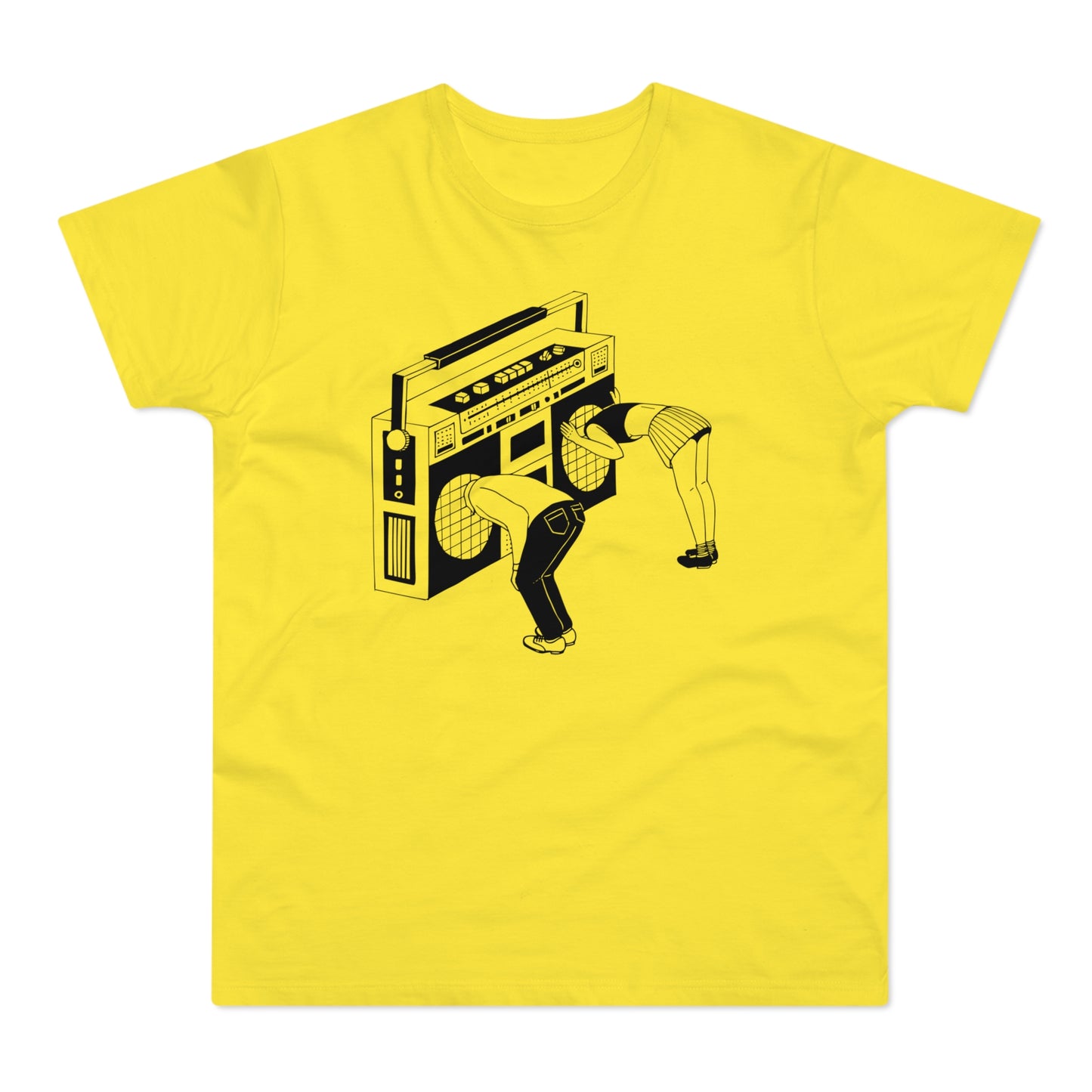 Ghetto Blaster T Shirt (Standaard Gewicht)