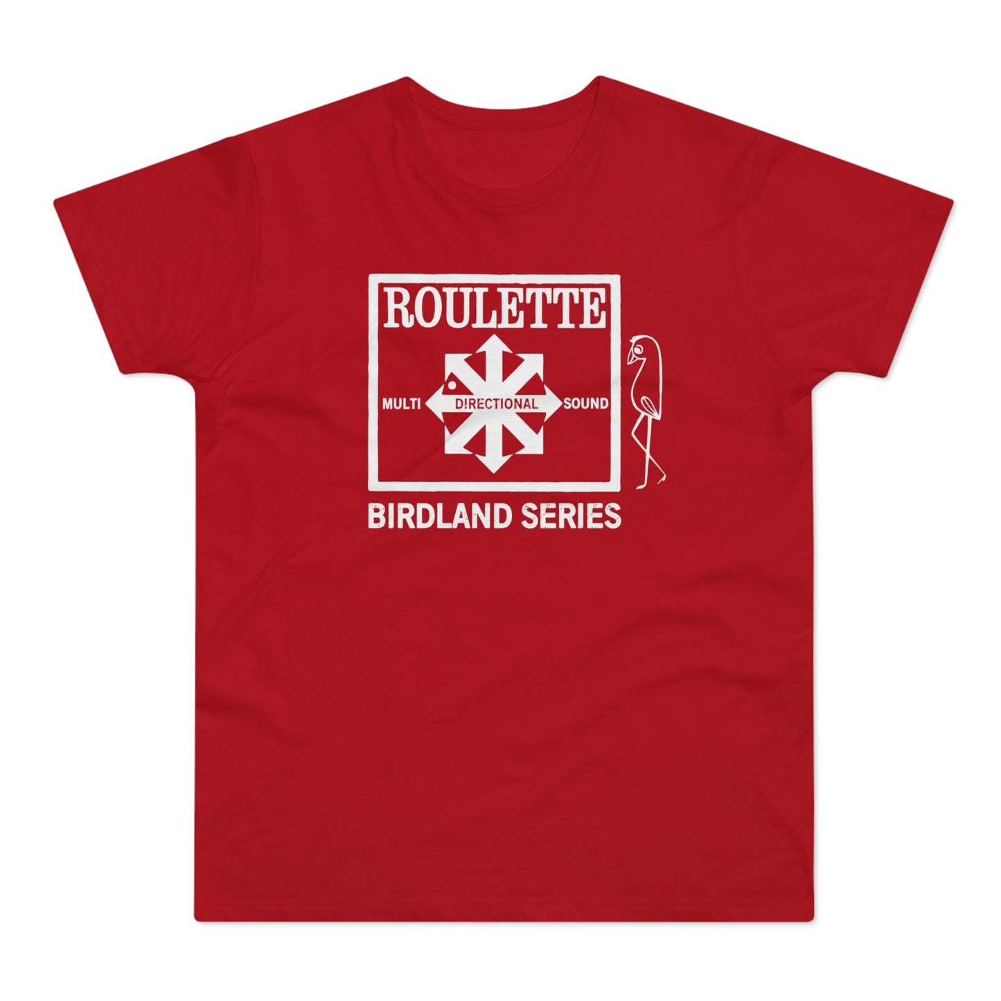 Roulette Records Birdland Series T Shirt (Standaard Gewicht)