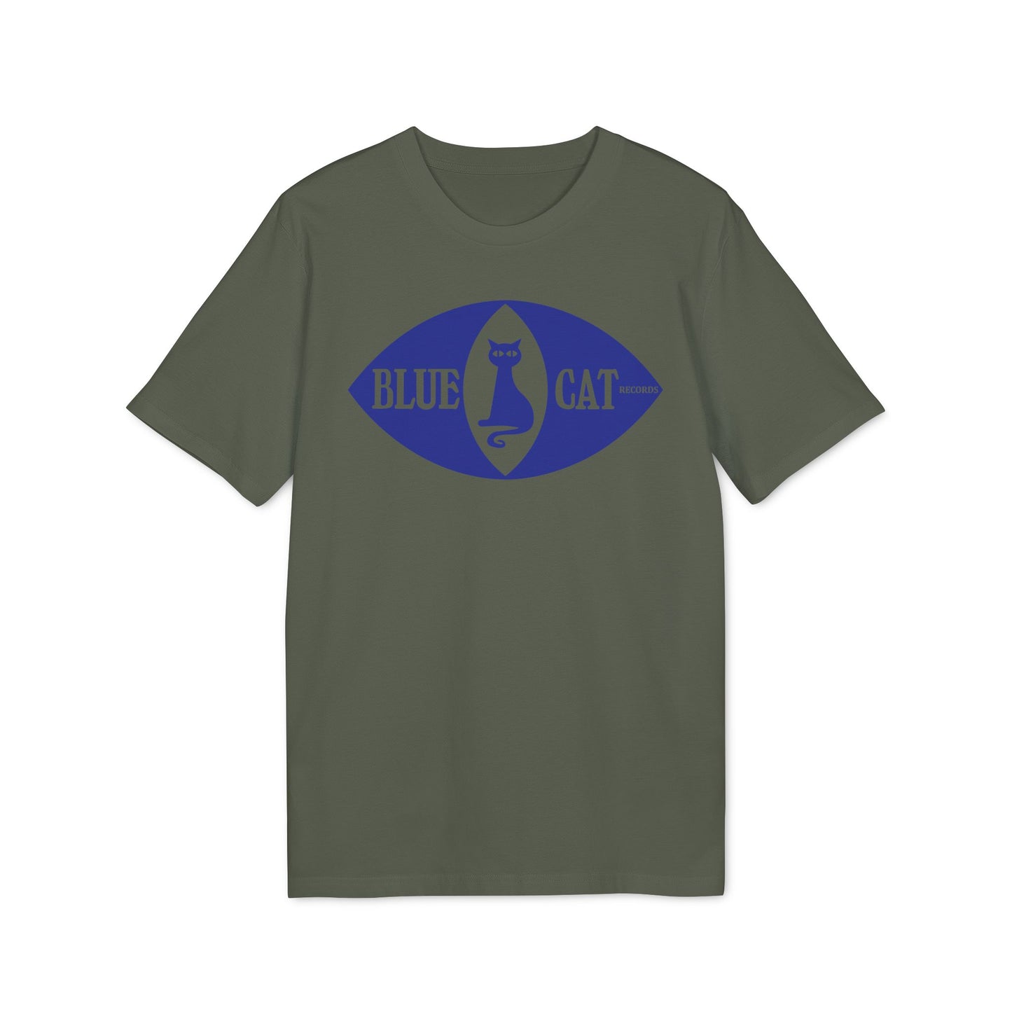 Blue Cat Records Eye T Shirt (Premium Biologisch)