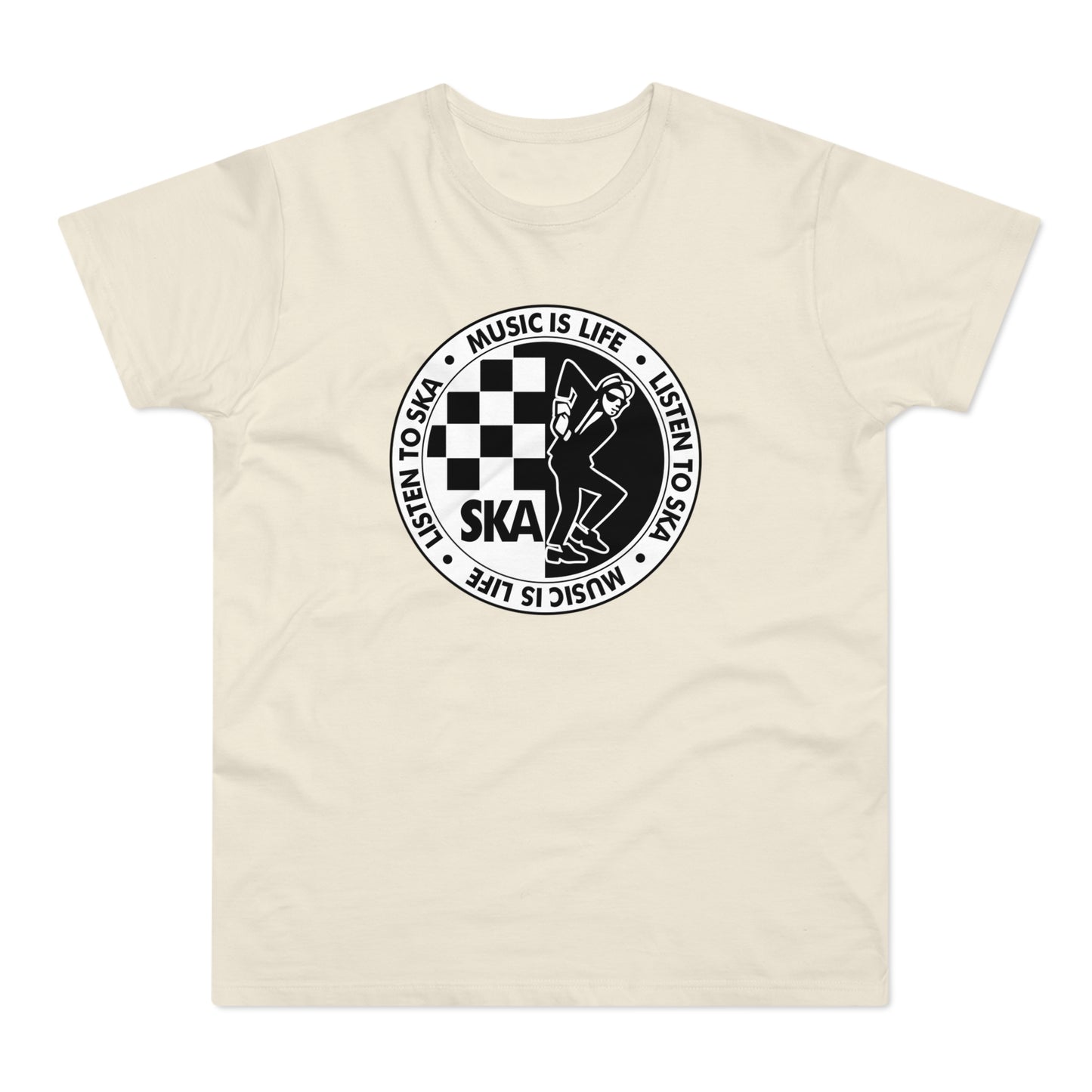 Music Is Life T Shirt (Standaard Gewicht)