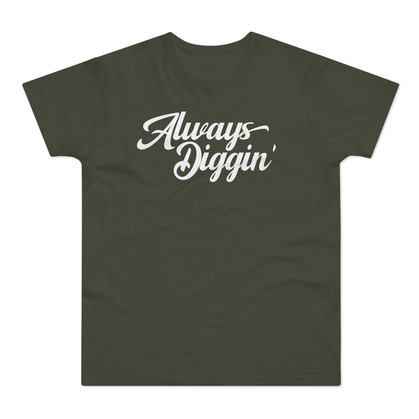 Always Digging The Crates T Shirt (Standaard Gewicht)