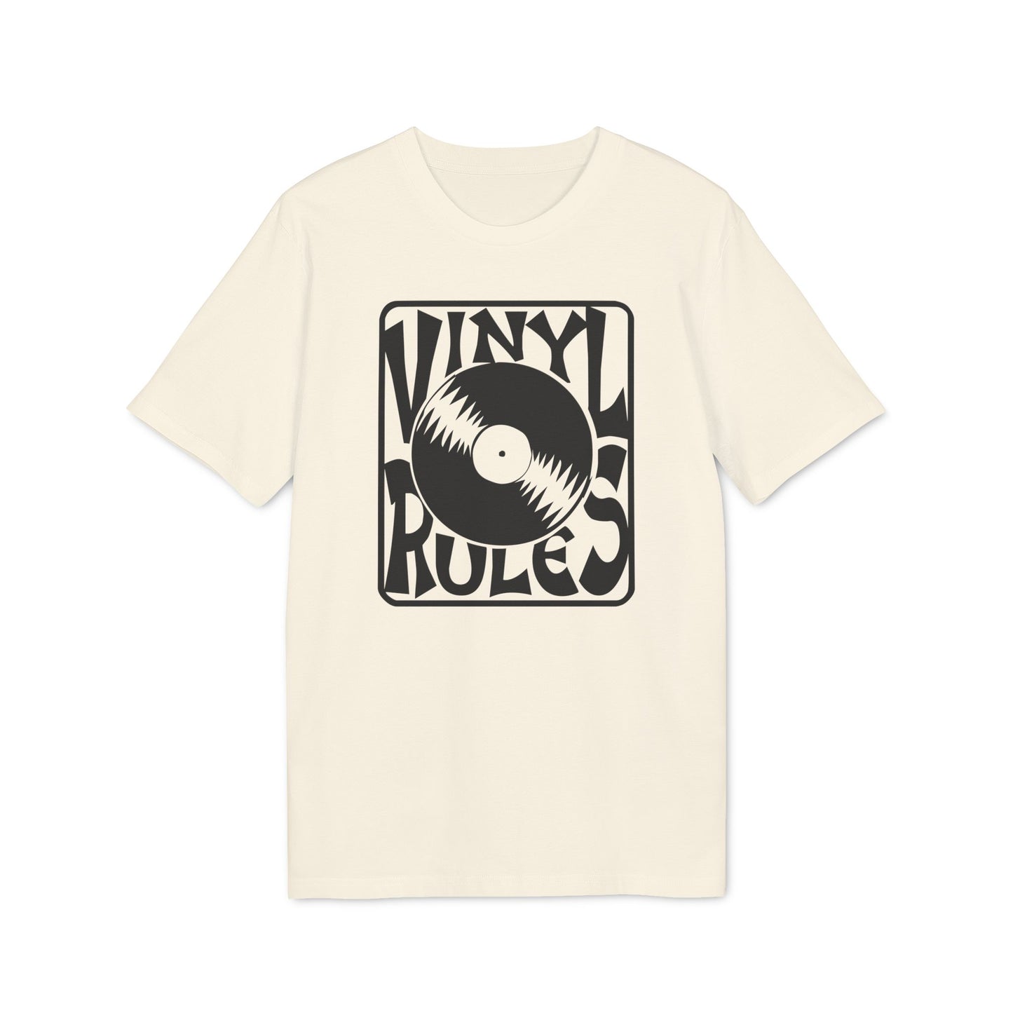 Vinyl Rules T Shirt (Premium Biologisch)