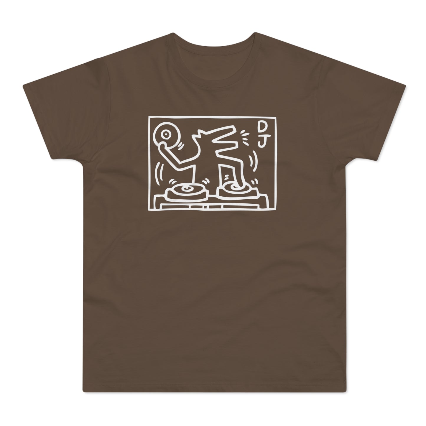 DJ Dog T Shirt (Standaard Gewicht)