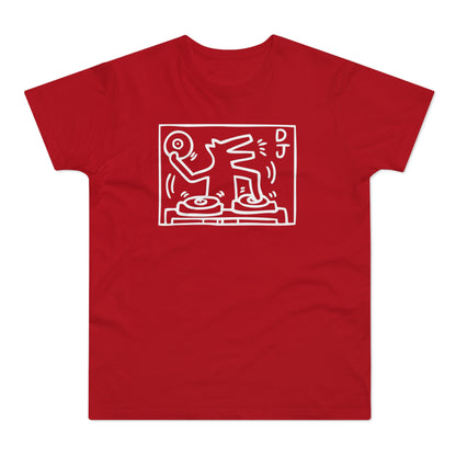 DJ Dog T Shirt (Standaard Gewicht)