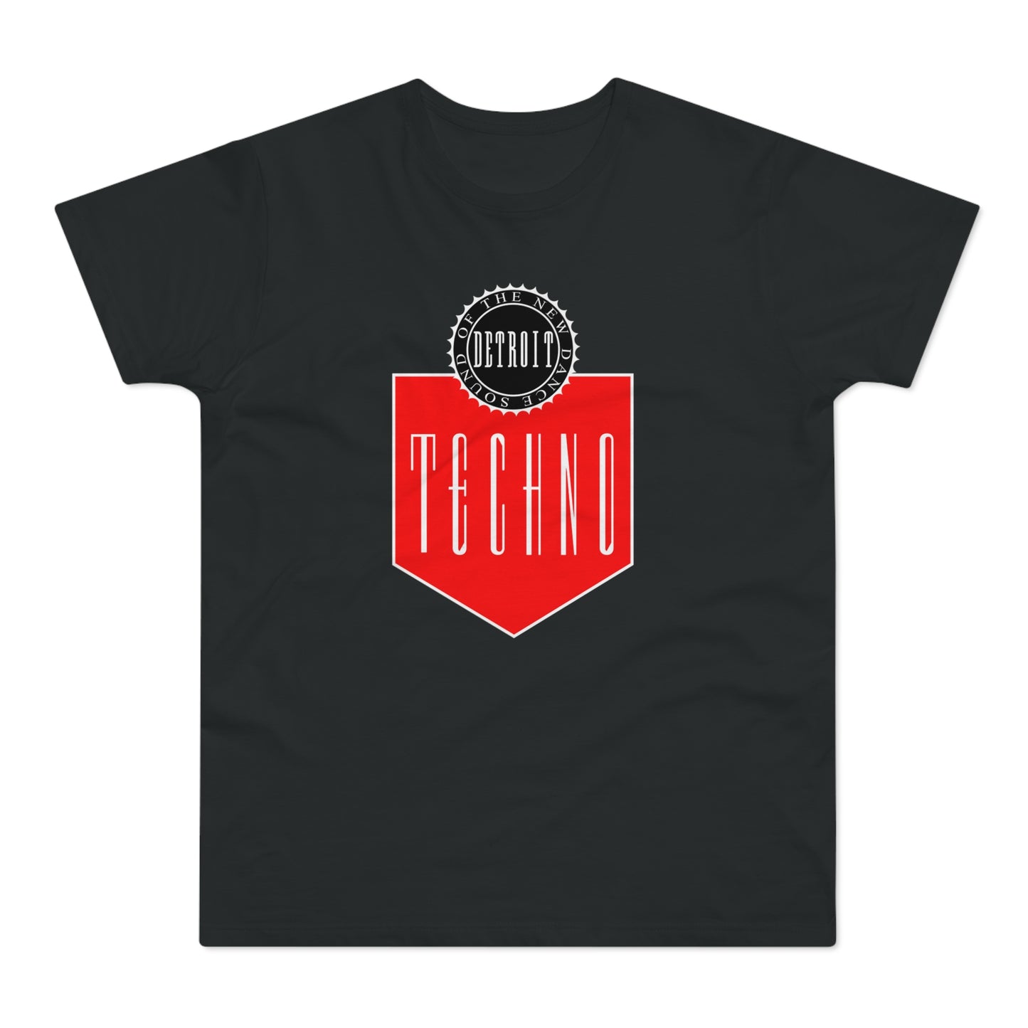 Detroit Sound Of Techno T Shirt (Standaard Gewicht)