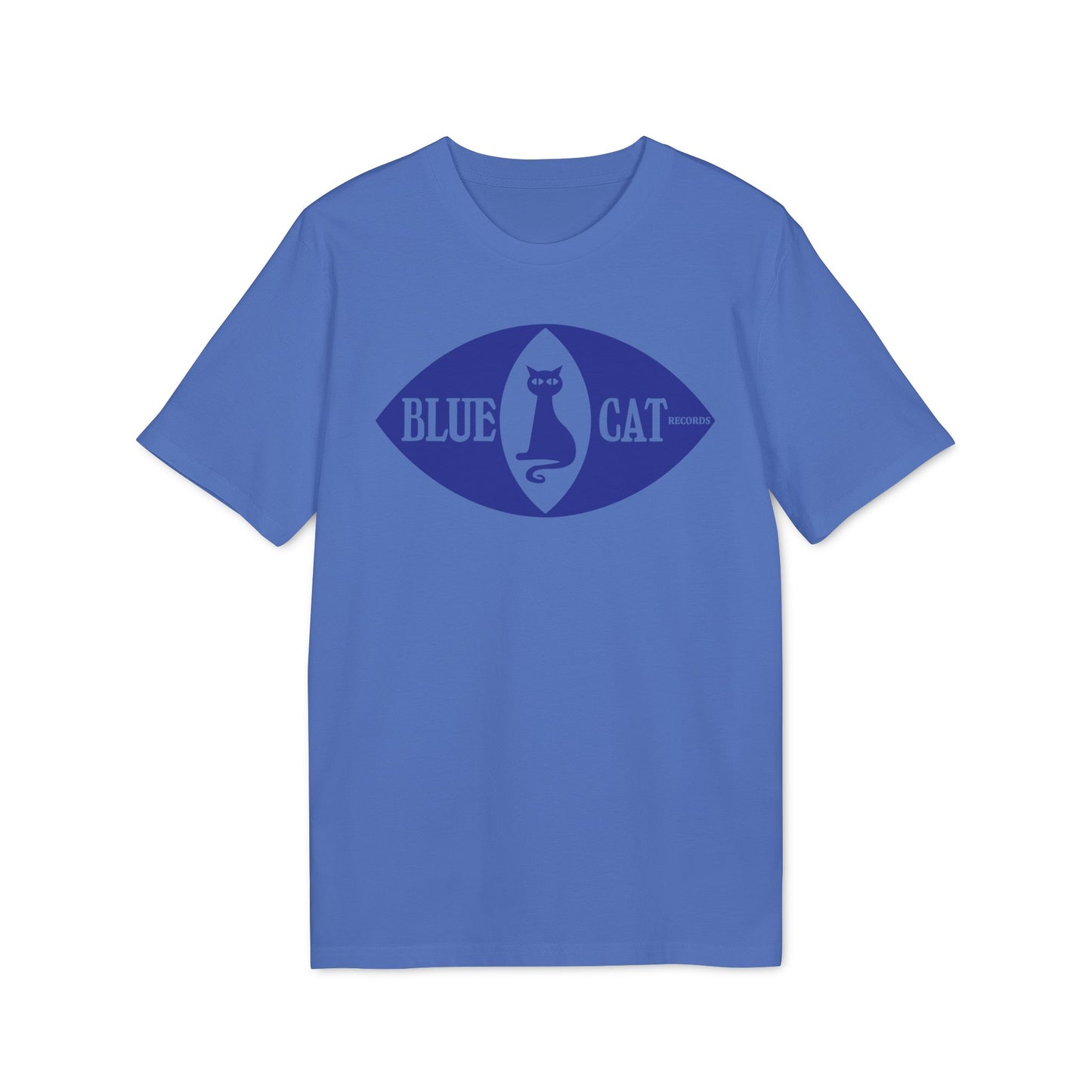 Blue Cat Records Eye T Shirt (Premium Biologisch)