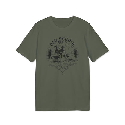 Old School DJ T Shirt (Premium Biologisch)