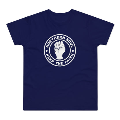 Northern Soul Keep The Faith T Shirt (Standaard Gewicht)
