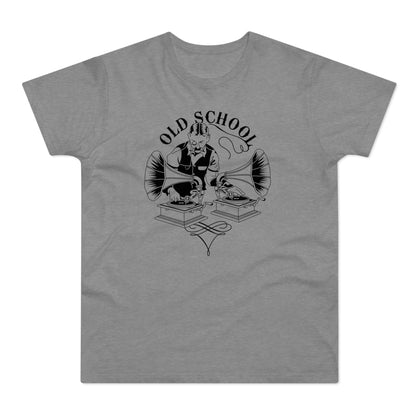 Old School DJ T Shirt (Standaard Gewicht)