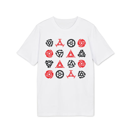 16 Record Adaptors T Shirt (Premium Biologisch)